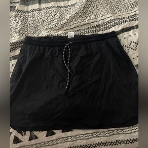 black skort